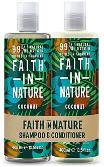 Faith in Nature Kokos 2 in 1 Pack - Shampoo & Conditioner