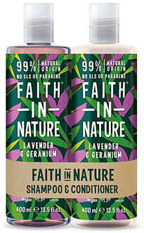 Faith in Nature Lavendel & Geranium 2 in 1 Pack - Shampoo & Conditi...