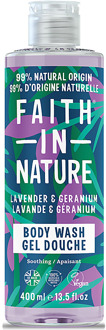 Faith in Nature Lavender & Geranium Body Wash 400ml.
