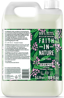 Faith in Nature Tea Tree Shampoo - 5L