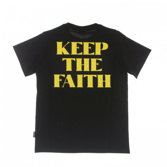 Faith Tee - Streetwear Collectie Propaganda , Black , Heren - Xl,Xs