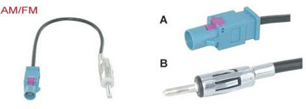 Fakra adapter male --> din male