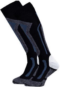 Falcon Blunt B Wintersportsokken - Maat 39-42 - Unisex - grijs/zwart