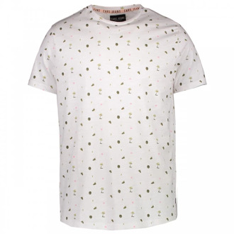 Falcon Casual t-shirt heren Wit - L