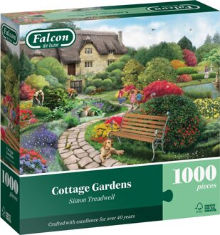 Falcon Cottage Gardens Puzzel (1000 stukjes)