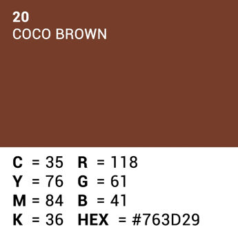 Falcon Eyes Achtergrondpapier 16 Peat Brown 1,35x11 m