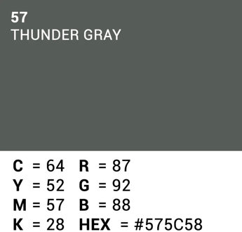 Falcon Eyes Achtergrondpapier 27 Charcoal Grey 1,35x11 m