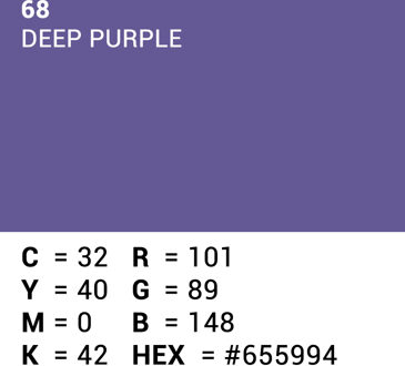 Falcon Eyes Achtergrondpapier 62 Royal Purple 1,35x11 m