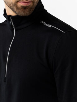 Falcon greyhound hardloop t-shirt lange mouw zomer heren - Zwart