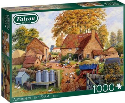 Falcon Jumbo puzzel Falcon Autumn on the Farm - 1000 stukjes