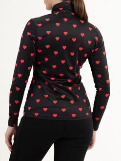 Falcon palmira pully+r ski dames - - maat L Zwart