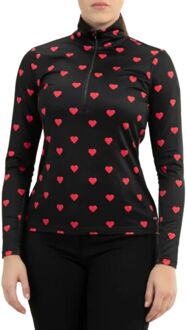 Falcon Ski Pully Dames L/40 Zwart