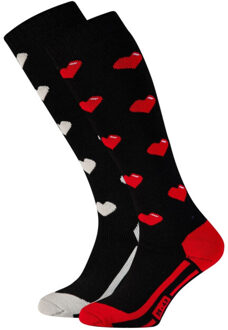 Falcon Skisokken dames Zwart - 39-42