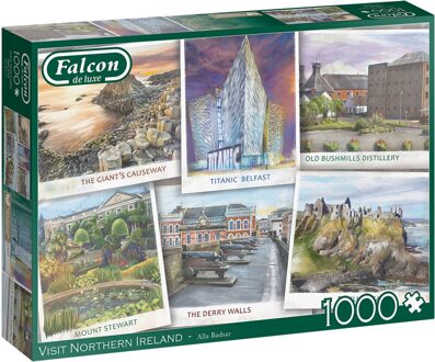 Falcon Visit Northern Ireland Puzzel (1000 stukjes)