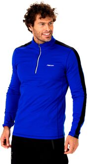 Falcon Wintersportpully - Maat S  - Mannen - blauw/wit