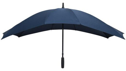 Falcone duo-paraplu handopening 148 x 99 cm donkerblauw