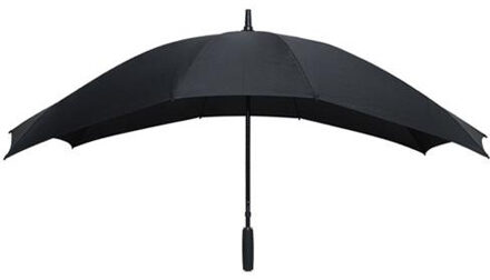 Falcone duo-paraplu handopening 148 x 99 cm zwart