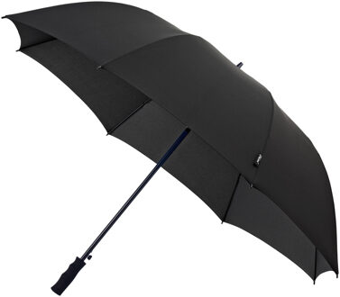 Falcone golfparaplu/stormparaplu - windproof - zwart - 120 cm - automaat