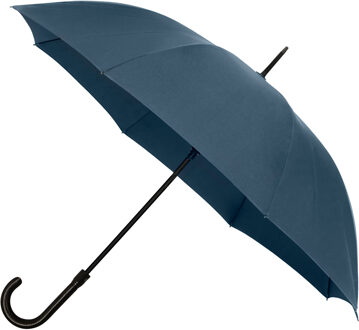 Falcone stormparaplu compact - windproof - navy blauw - 102 cm - automaat
