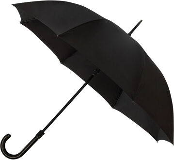 Falcone stormparaplu compact - windproof - zwart - 102 cm - automaat