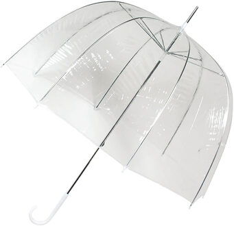 Falconetti Paraplu transparant - kunststof/staal - D75 cm - koepelparaplu