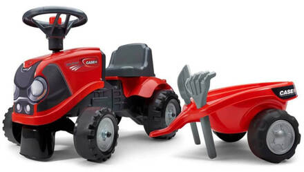 Falk Baby Case IH Ride-On - Jongens - Rood - Tractor