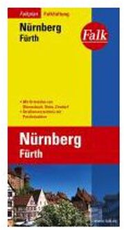 Falk Stadtplan Falkfaltung Nürnberg / Fürth 1 : 23 000