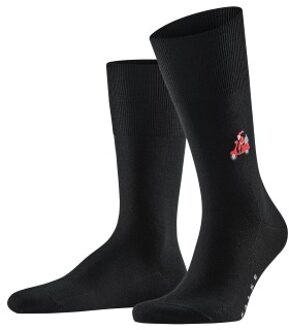 Falke Airport Driving Santa Sock Zwart - Maat 39/40,Maat 41/42,Maat 45/46