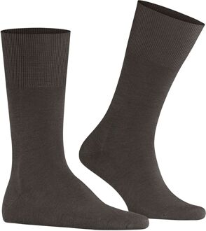 FALKE Airport Sok Donkerbruin Melange - 45-46