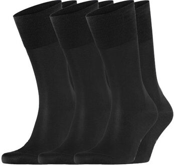 FALKE Airport sokken 3-paar zwart - 45-46