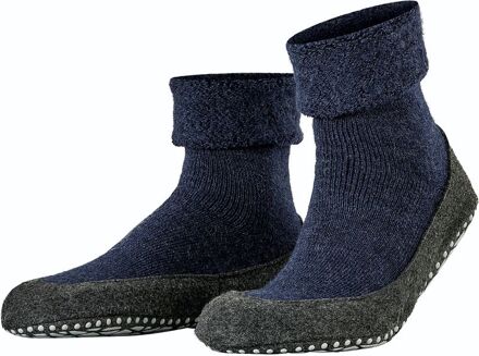 FALKE Cosyshoe Heren Huissokken - Donkerblauw - Maat 39-40