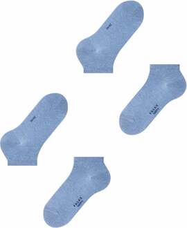 FALKE Happy Sokken 2 Paar Denim Blauw Lichtblauw - 39-42,43-46