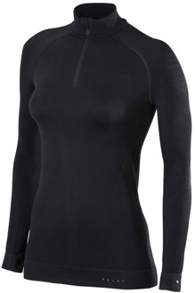 FALKE Maximum Warm Zip Shirt Dames 33040 - M - Zwart