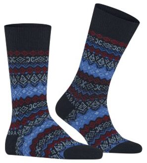 Falke Men Aspen Sock Bruin,Blauw - Maat 39/42,Maat 43/46