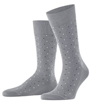 Falke Perfect Tie Men Socks * Actie * Grijs,Wit - Maat 39/40,Maat 41/42,Maat 43/44,Maat 45/46