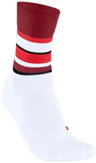 FALKE RU4 Endurance Compression Hardloopsokken Heren-wit, rood - 42-43