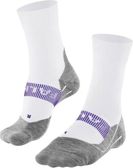 FALKE RU4 Endurance Cool Hardloopsokken Dames wit - paars - grijs - 41-42