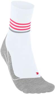 FALKE RU4 Endurance Reflect Hardloopsokken Dames-Wit,Rood - 35-36,37-38,39-40,41-42