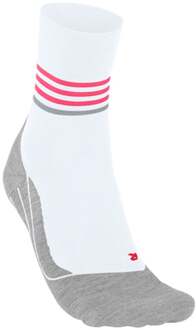 FALKE RU4 Endurance Reflect Hardloopsokken Dames-Wit,Rood - 35-36