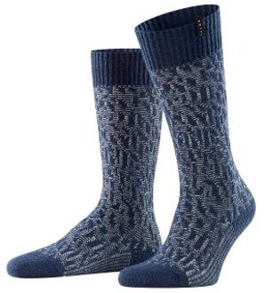 Falke Stillness Fleece Sock Blauw - Maat 39/42,Maat 43/46