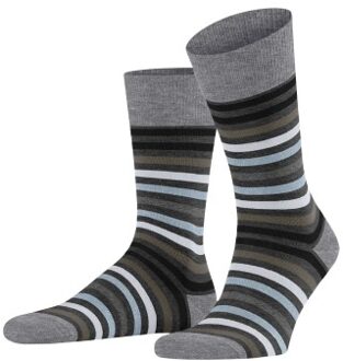 Falke Stripe Socks Bruin,Blauw,Versch.kleure/Patroon,Zwart,Grijs - Maat 39/42,Maat 43/46,Maat 47/50