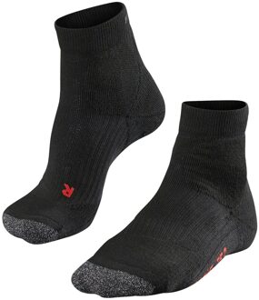 FALKE TE2 Short Sokken Tennis Tennissokken Dames Zwart - Maat 41/42