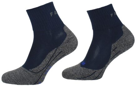 FALKE TK2 Cool Short Dames Wandel Sok 16155 - Marine - 35-36