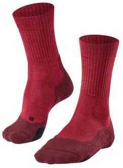 FALKE TK2 Wool Dames Wandelsokken - Rood - 39/40