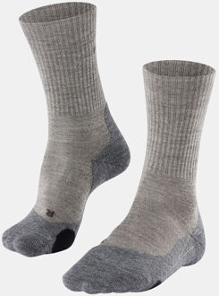 FALKE TK2 Wool Heren Wandelsokken - Beige - Maat 44/45