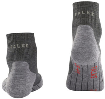 FALKE TK5 Short Heren Wandelsokken - Asphalt Melange - Maat 46/48