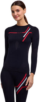 FALKE Warm  130 Years Hardloopshirt Dames-zwart - XL