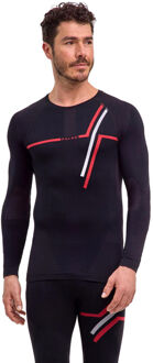FALKE Warm  130 Years Hardloopshirt Heren-zwart - S,L