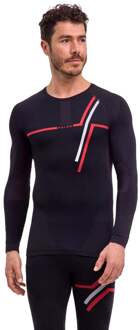 FALKE Warm  130 Years Hardloopshirt Heren-zwart - XXL
