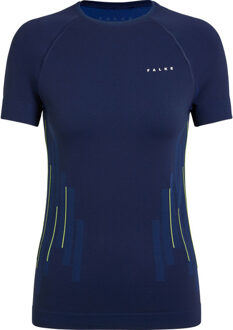 FALKE Warm Shortsleeve T-Shirt Dames blauw - XL
